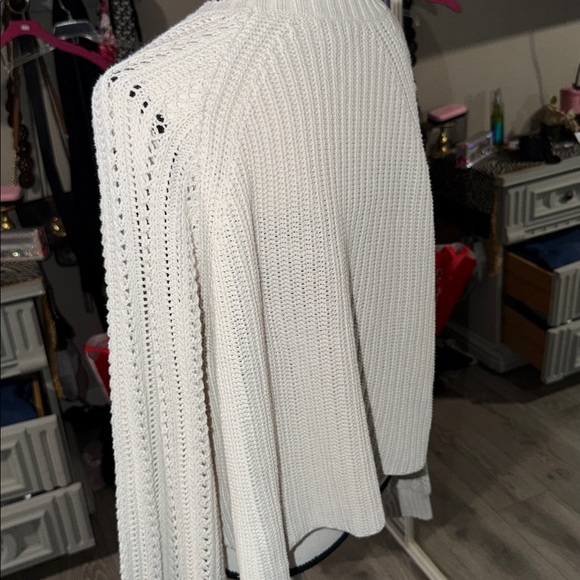 American Eagle Outfitters Women's Cream Knit Sweater - Picture 3 of 4